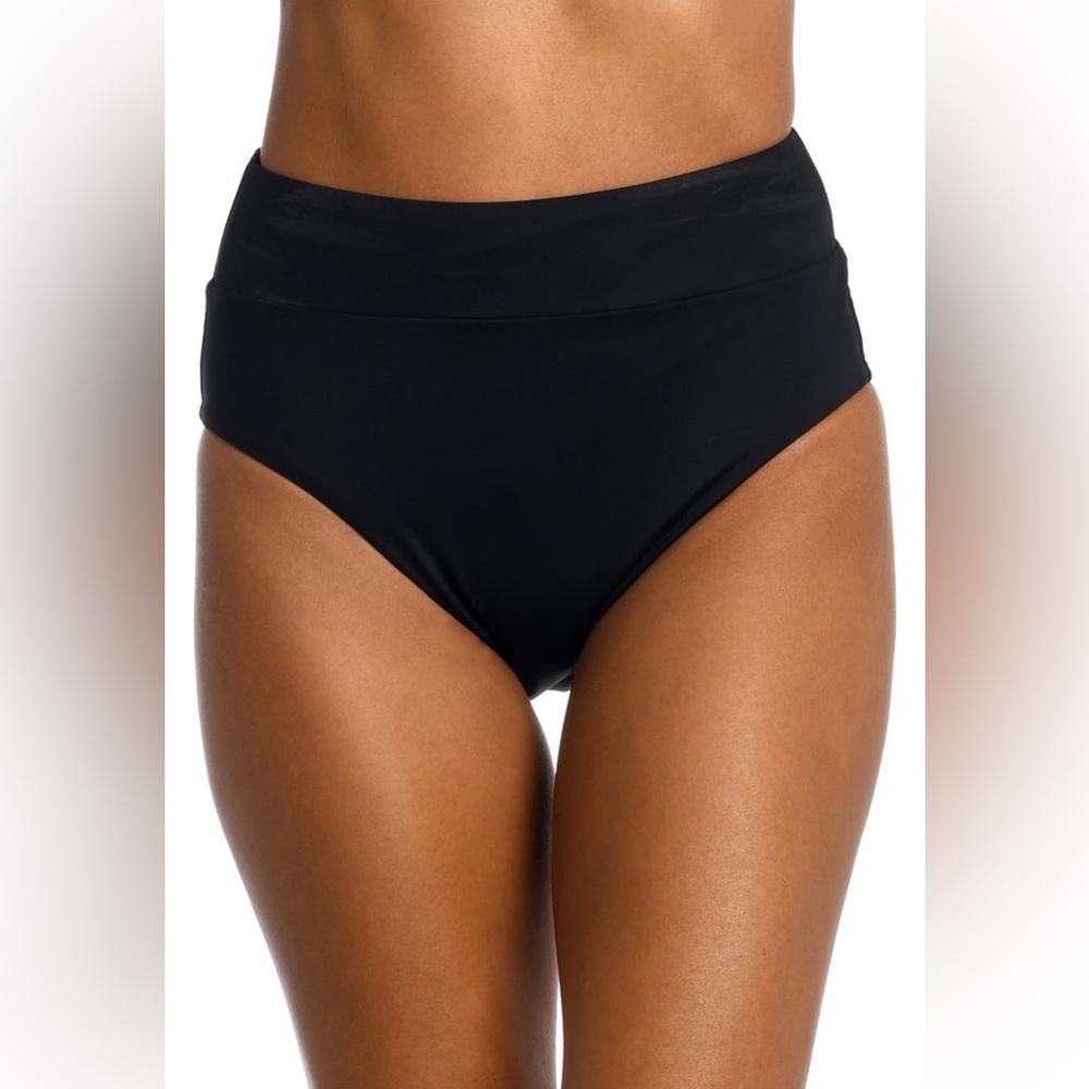 NWOT La Blanca Island Goddess High Waist Bikini Bottoms Size 12